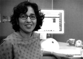 Photograph of Geeta Kothari, Writing Center Director from the late 1990s to 2024